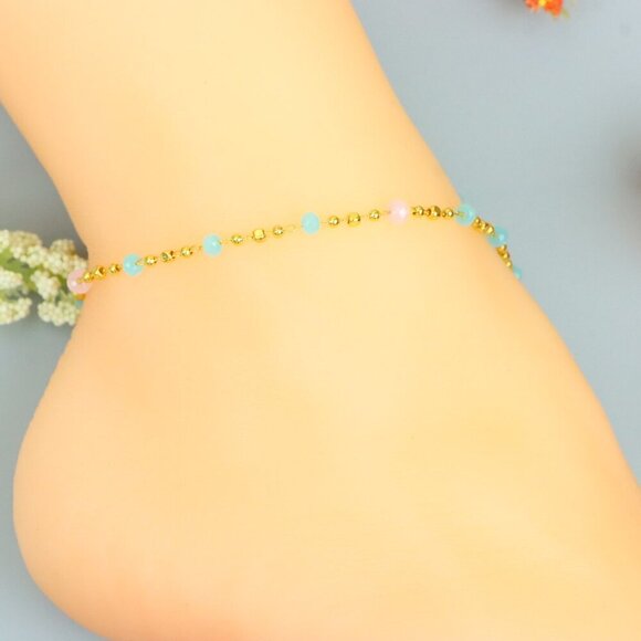 "Handmade Anklet – A Stylish Choice for Women, Thoughtful Gift Idea, EVCH1460 - Picture 9 of 10